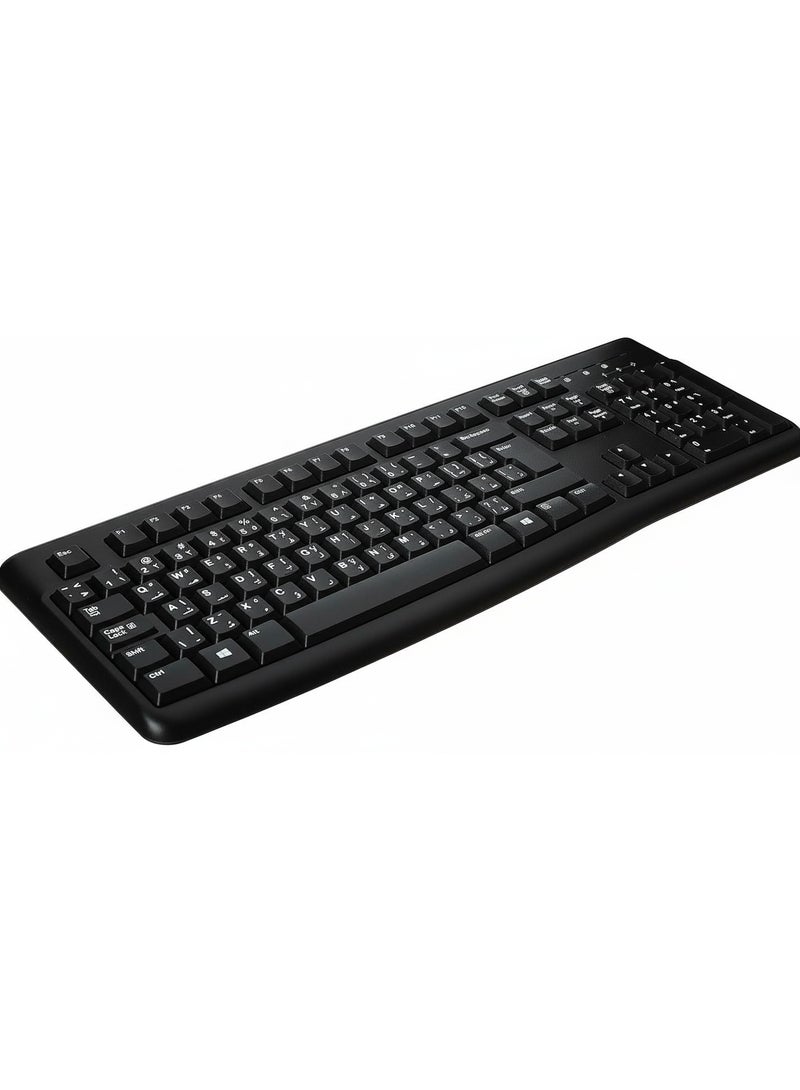 HOOD KB 140 Wired Arabic / English Full‑Size Keyboard with Numeric Keypad – multicolor - Image 1